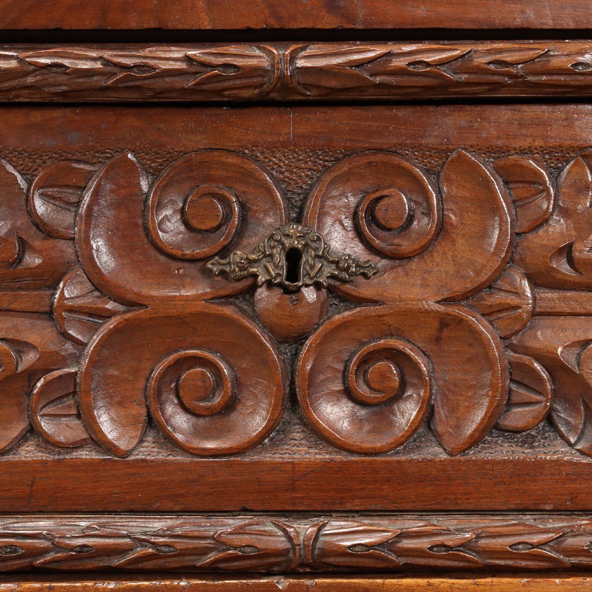 Antique Baroque Chest Of Drawers Walnut Italy XVIII Century-photo-3