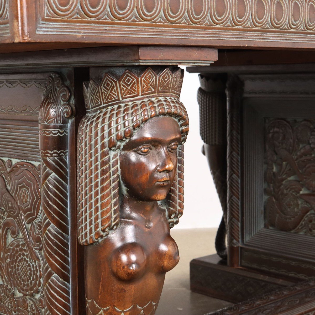 Carved Wooden Table-photo-3