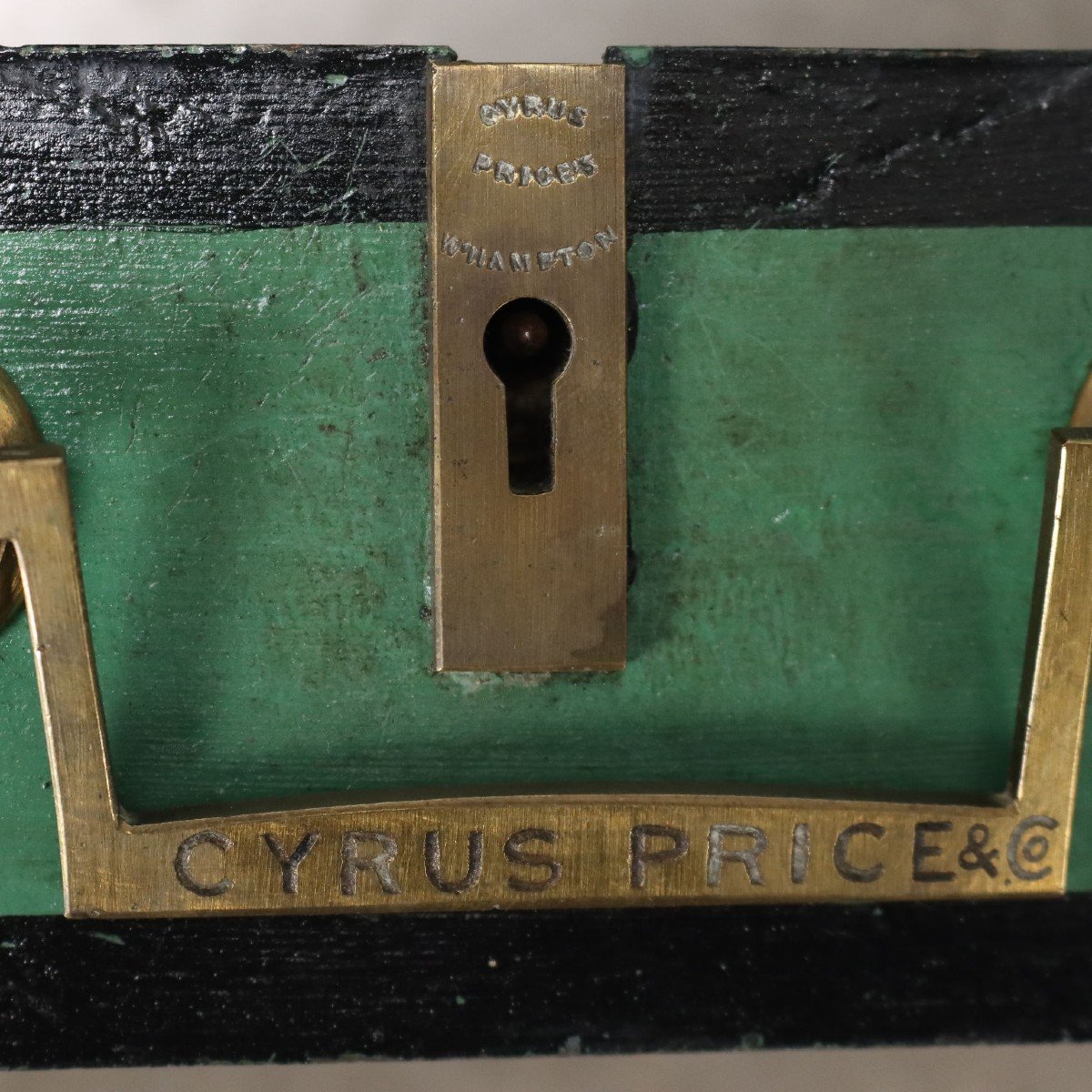 Antique Safe Cyrus Price & Co. Metal United Kingdom XIX-xx Century-photo-2