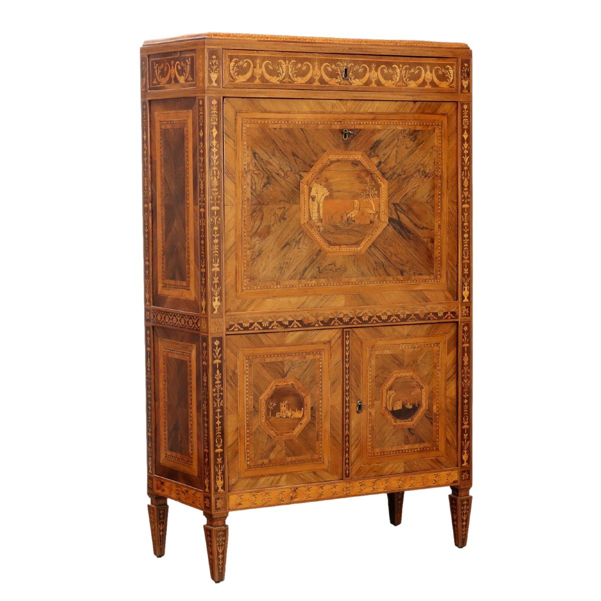 Neoclassical Lombard Secretaire