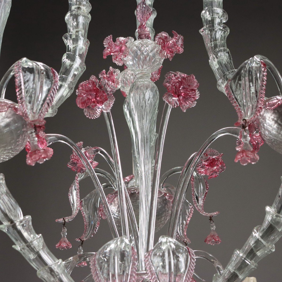 Vintage Chandelier Murano Glass Italy XIX Century-photo-7