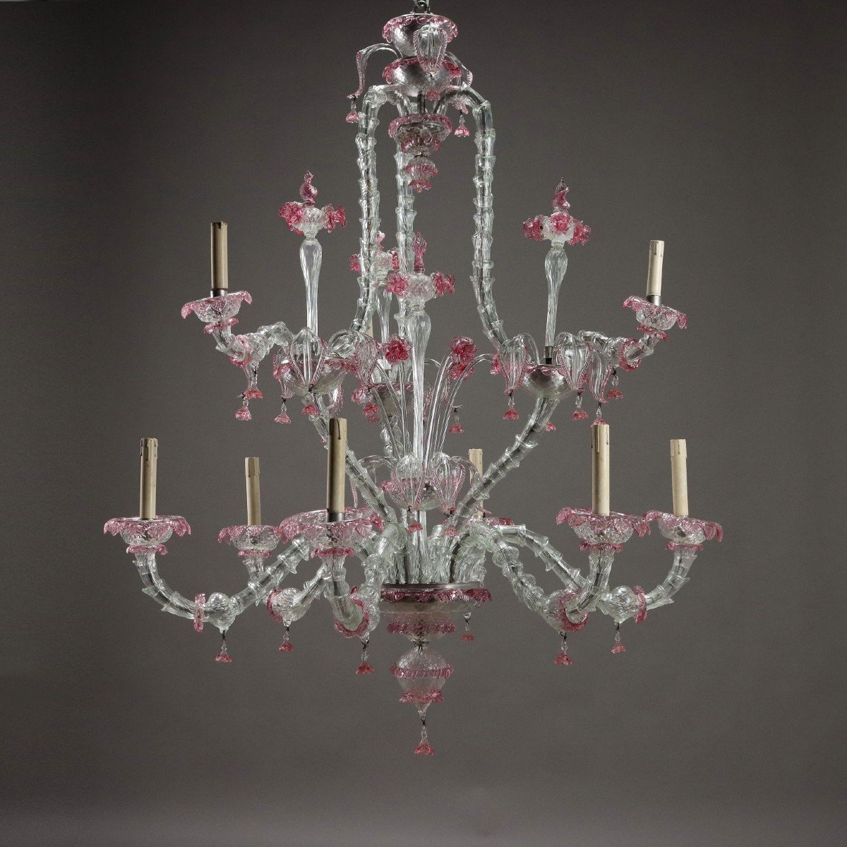 Vintage Chandelier Murano Glass Italy XIX Century