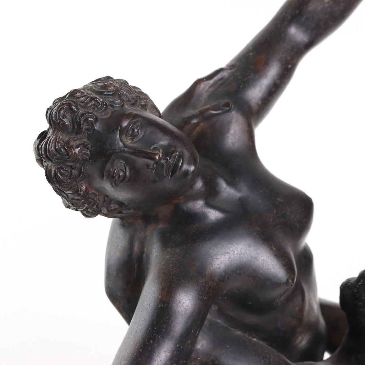 Antique Bronze Sculpture The Rape Of The Sabine Italy XX Century-photo-3