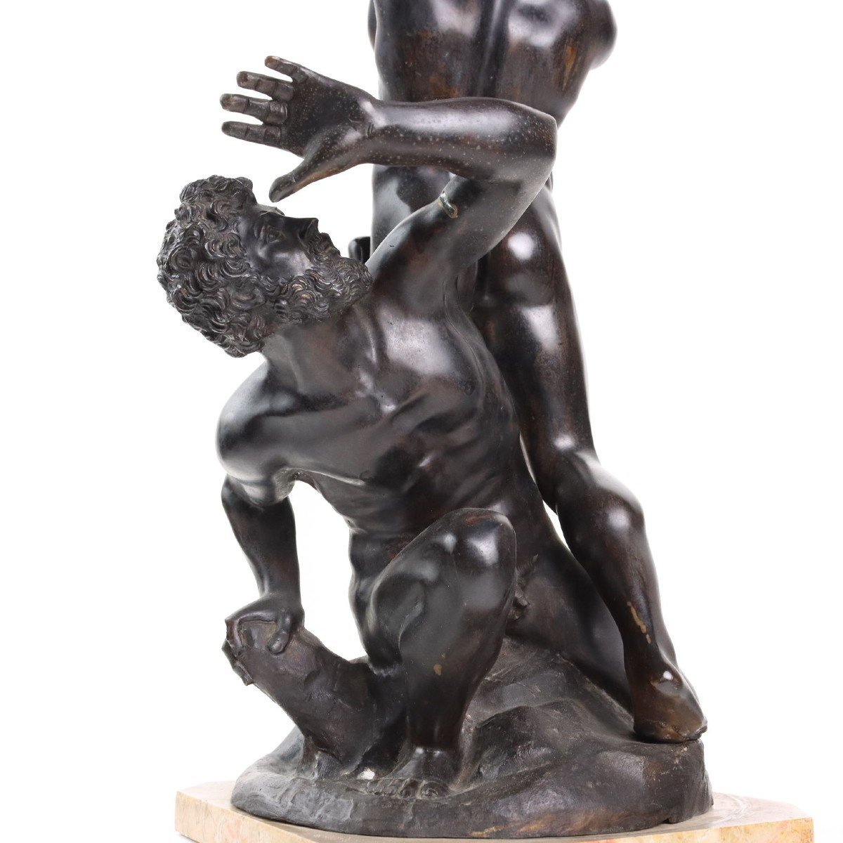 Antique Bronze Sculpture The Rape Of The Sabine Italy XX Century-photo-2