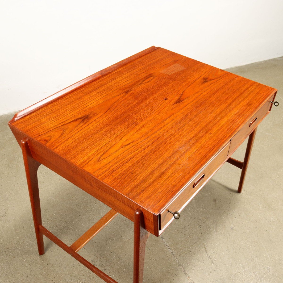 Vintage Writing Desk Svend åge Madsen For Sigurd Hansen Teak 1950s-photo-3