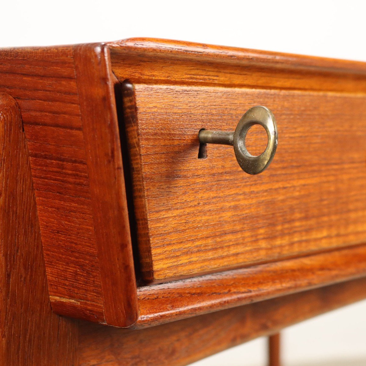 Vintage Writing Desk Svend åge Madsen For Sigurd Hansen Teak 1950s-photo-4