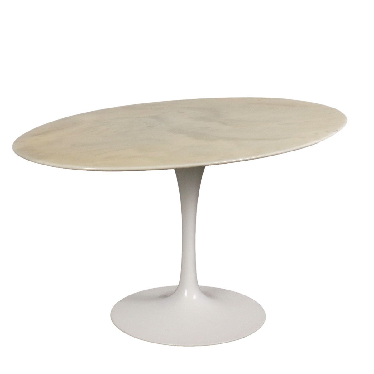  Table Ovale 'tulip' Par Eero Saarinen Pour Knoll Années 70-80