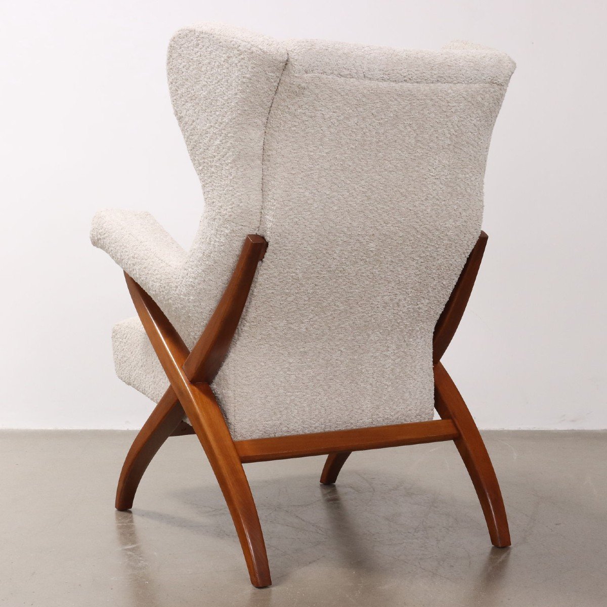 Arflex Fiorenza Armchairs Design Franco Albini Beech Fabric-photo-5