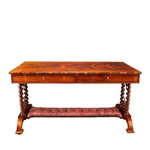 Ancient Writing Desk Arthur Blain Liverpool 1840 Wood 