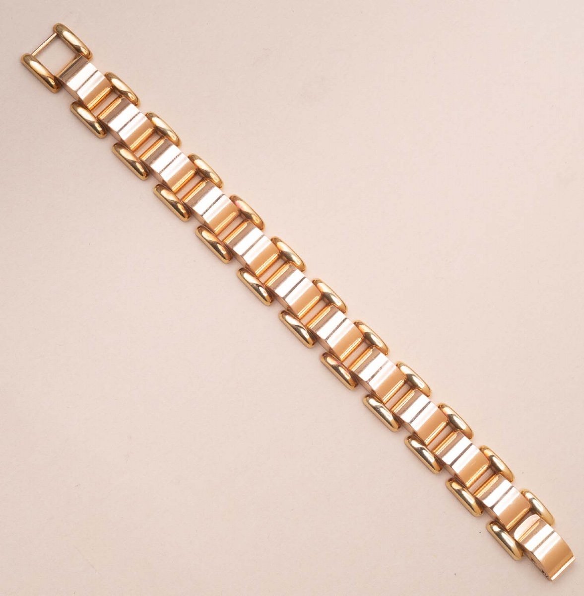 Simple Gold Tank Bracelet-photo-2