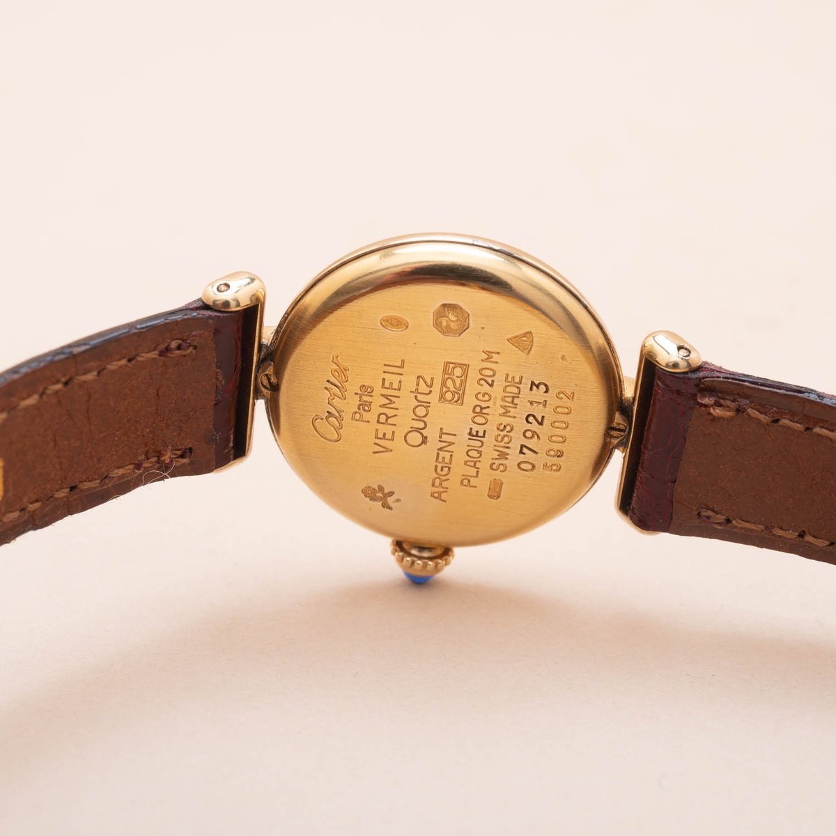 Cartier Must Colisée Vintage Vermeil Ladies Watch-photo-3