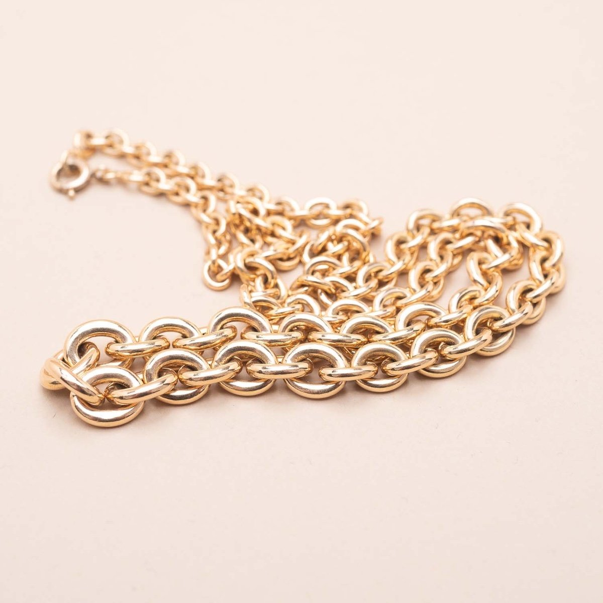 Collier Vintage Grosse Maille Chantal-photo-2