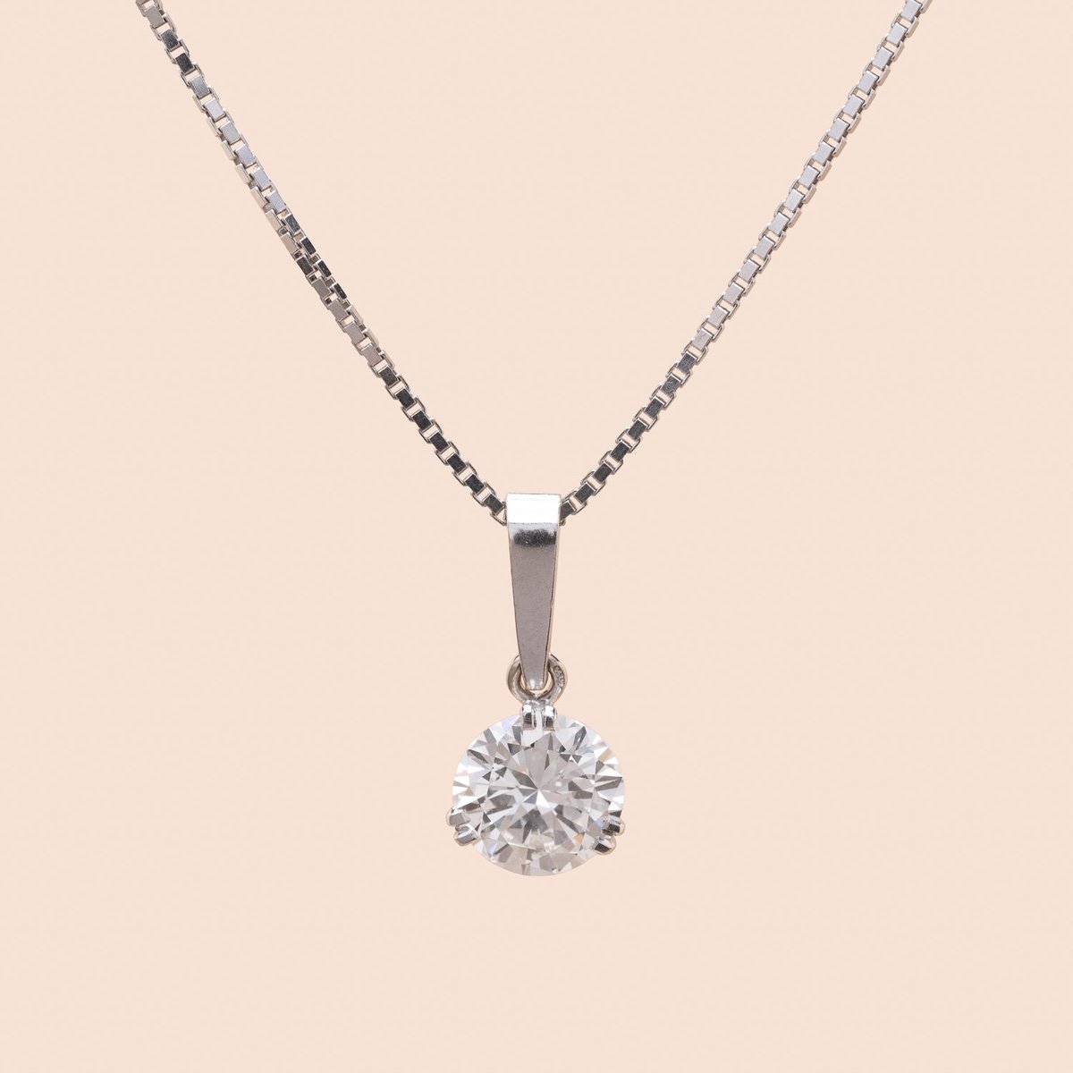 Collier Diamant Vintage 1.45 Ct Gh Vs2/si1 