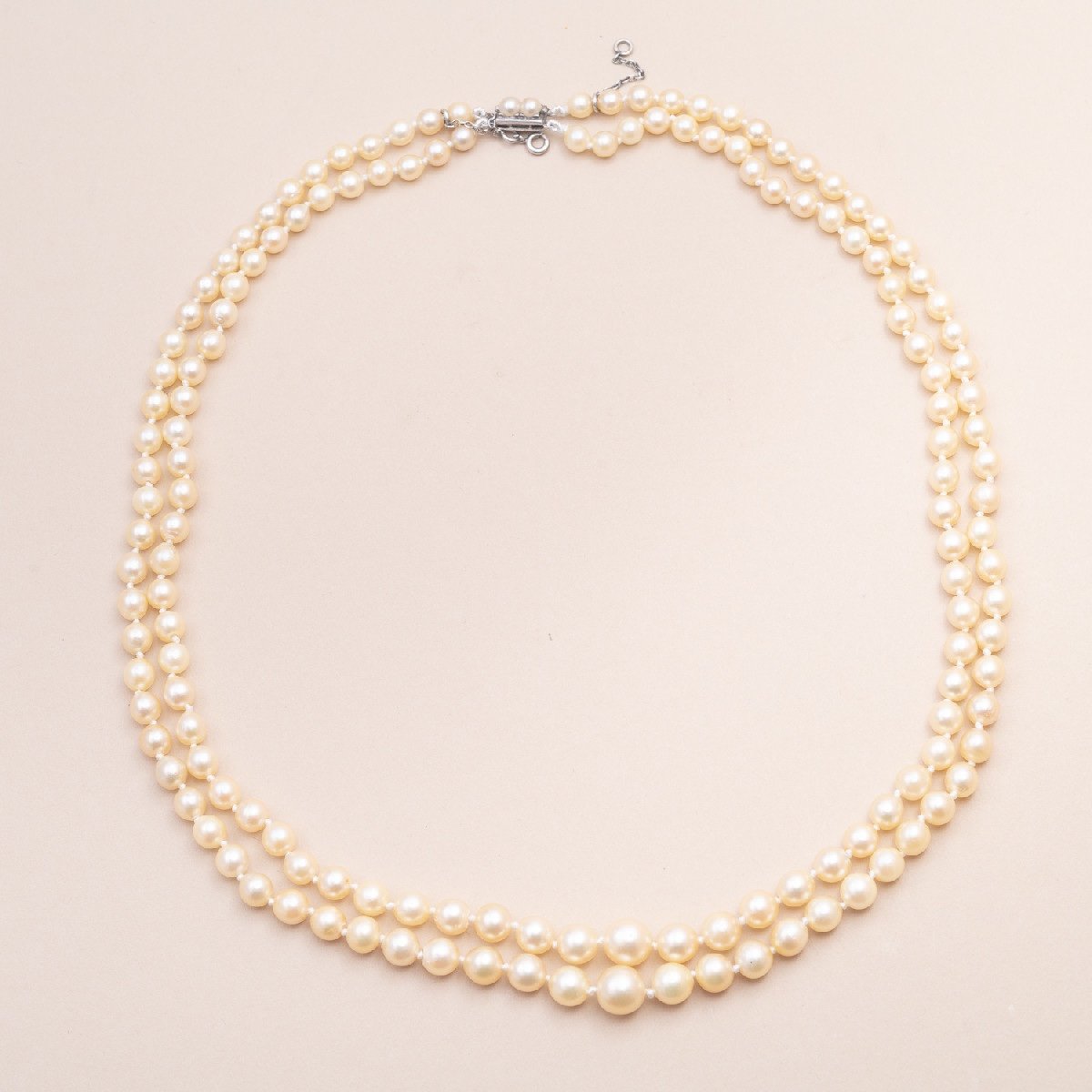 Collier Audrey Perles Deux Rangs-photo-2