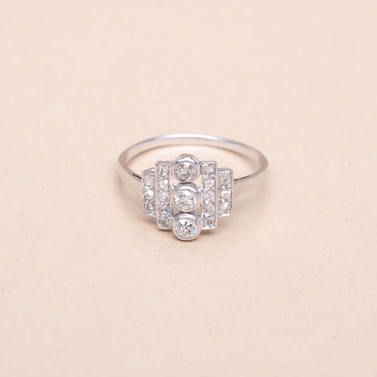 Vintage Cosima Art Deco Diamond Ring 