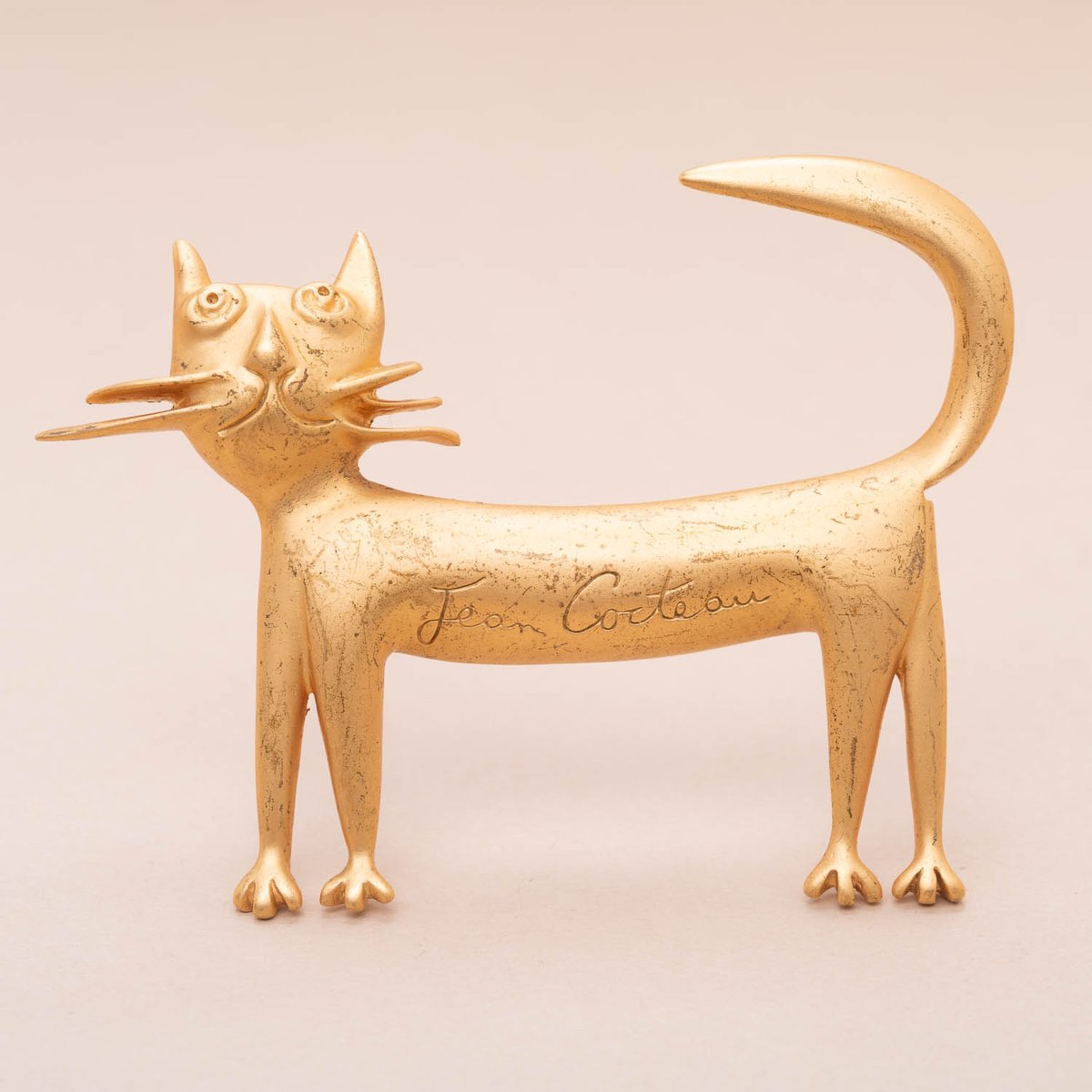 Vintage Jean Cocteau Cat Brooch