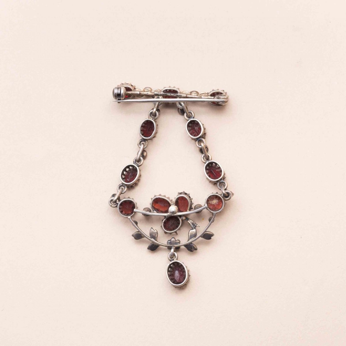 Garnet Bodice Front Brooch-photo-2