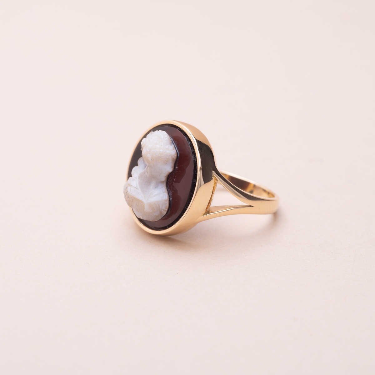 Bague Or Isadora Camée Sardonyx -photo-2