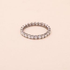 Eternity Ring American Alliance Vintage Diamonds 0.60 Carat