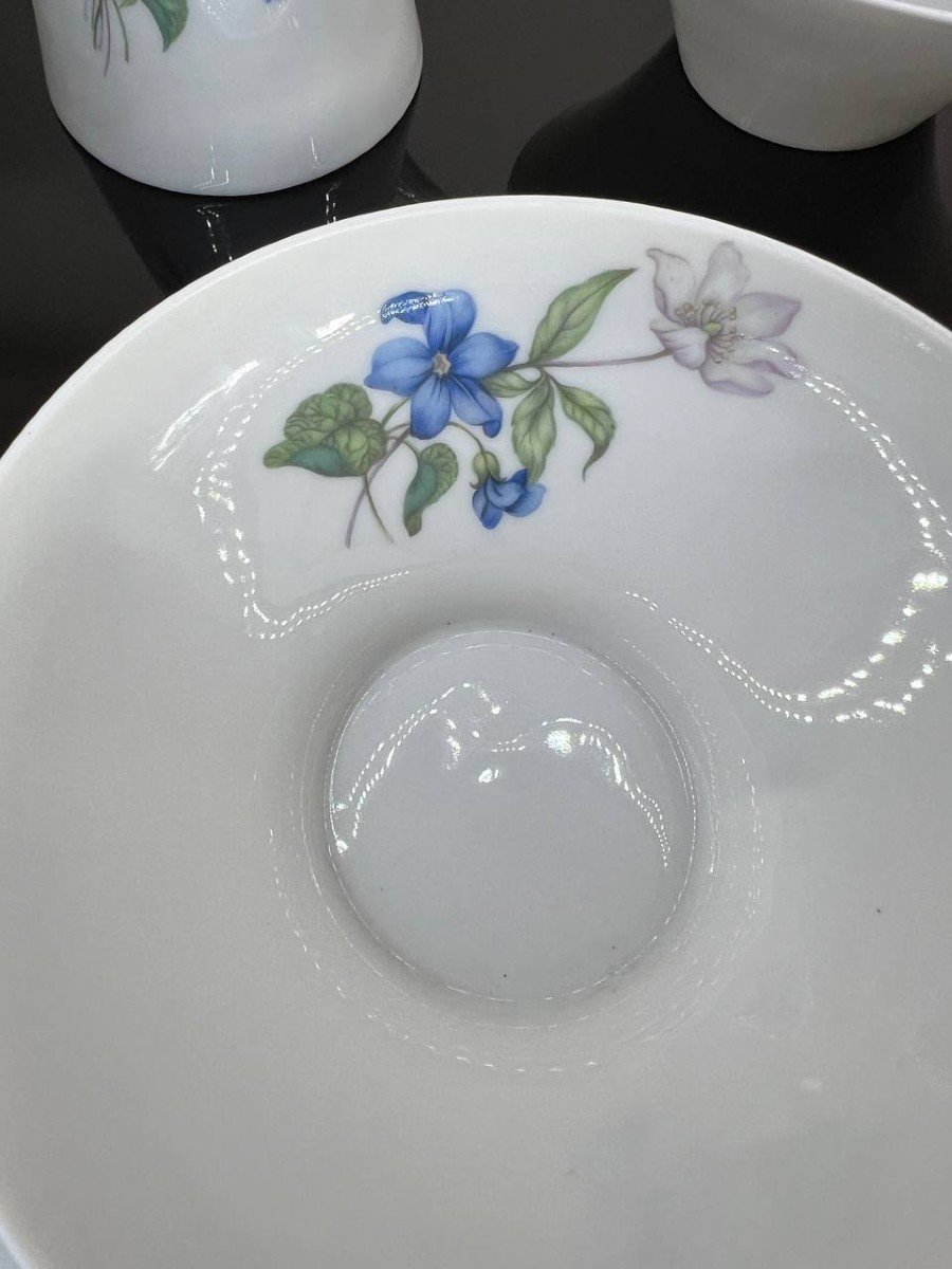 Service Thé Et Café Tête à Tête En Porcelaine De Limoge Singer-photo-4