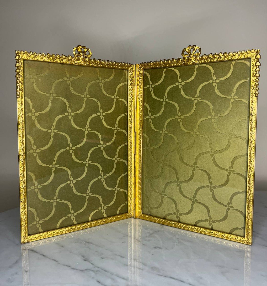 An Empire Style Gilt Bronze Frame Late 19th Century 