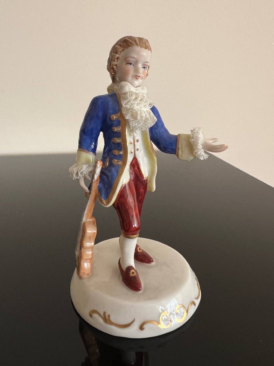 Dresden Irish Lace Porcelain Figurine