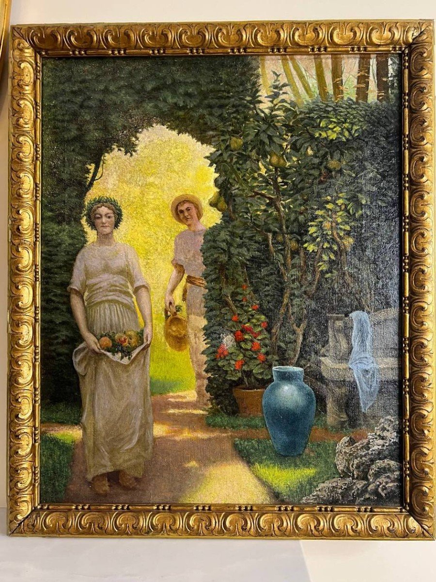 Attribué à Auguste François GORGUET (1862-1927) « Les Pommes »