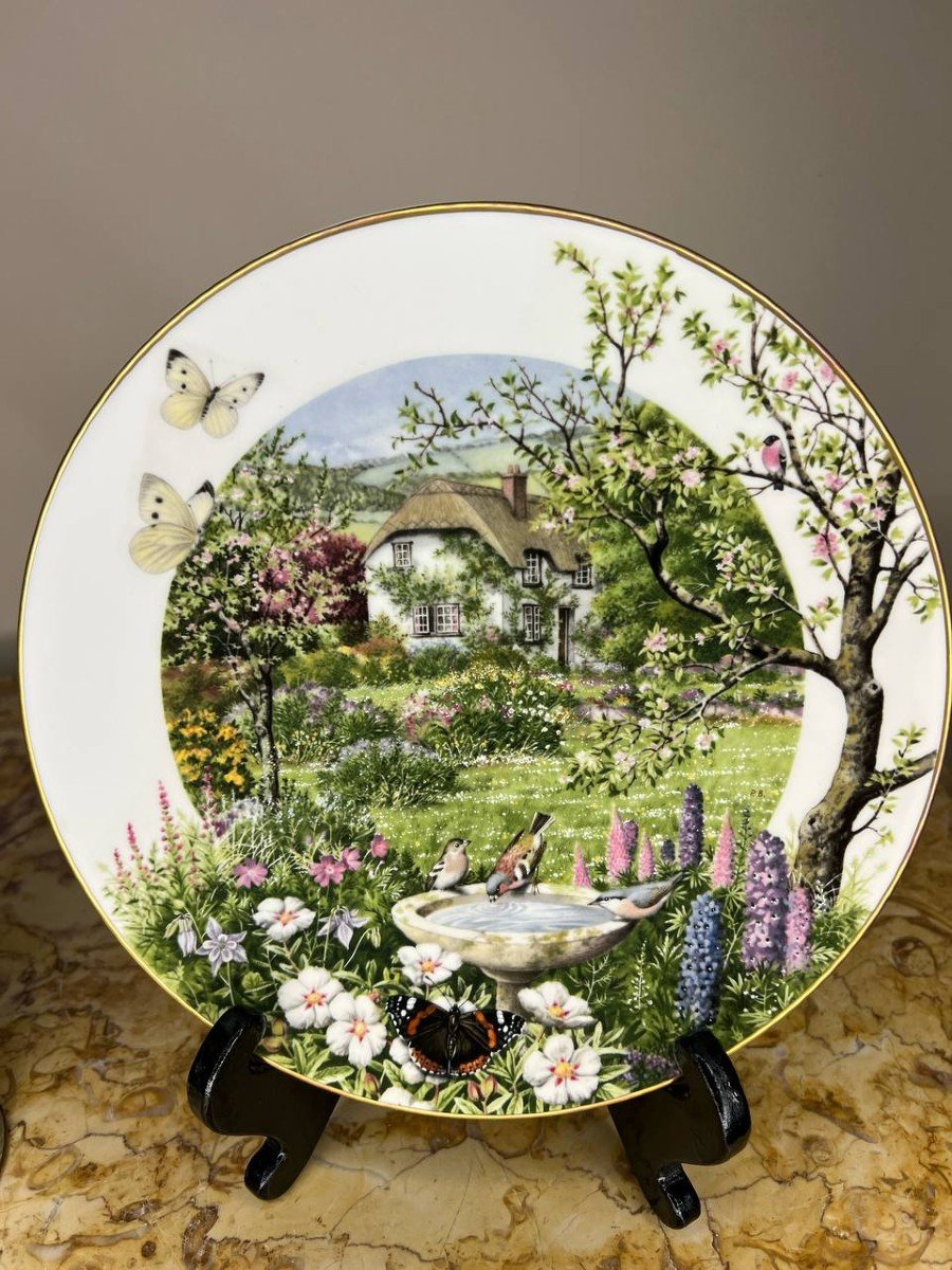 12 Collector Plates - Royal Worcester Limited By Peter Barnett 1979-photo-4