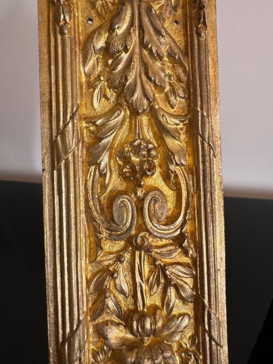 Antique Gilt Bronze Decorative Door Plates-photo-3