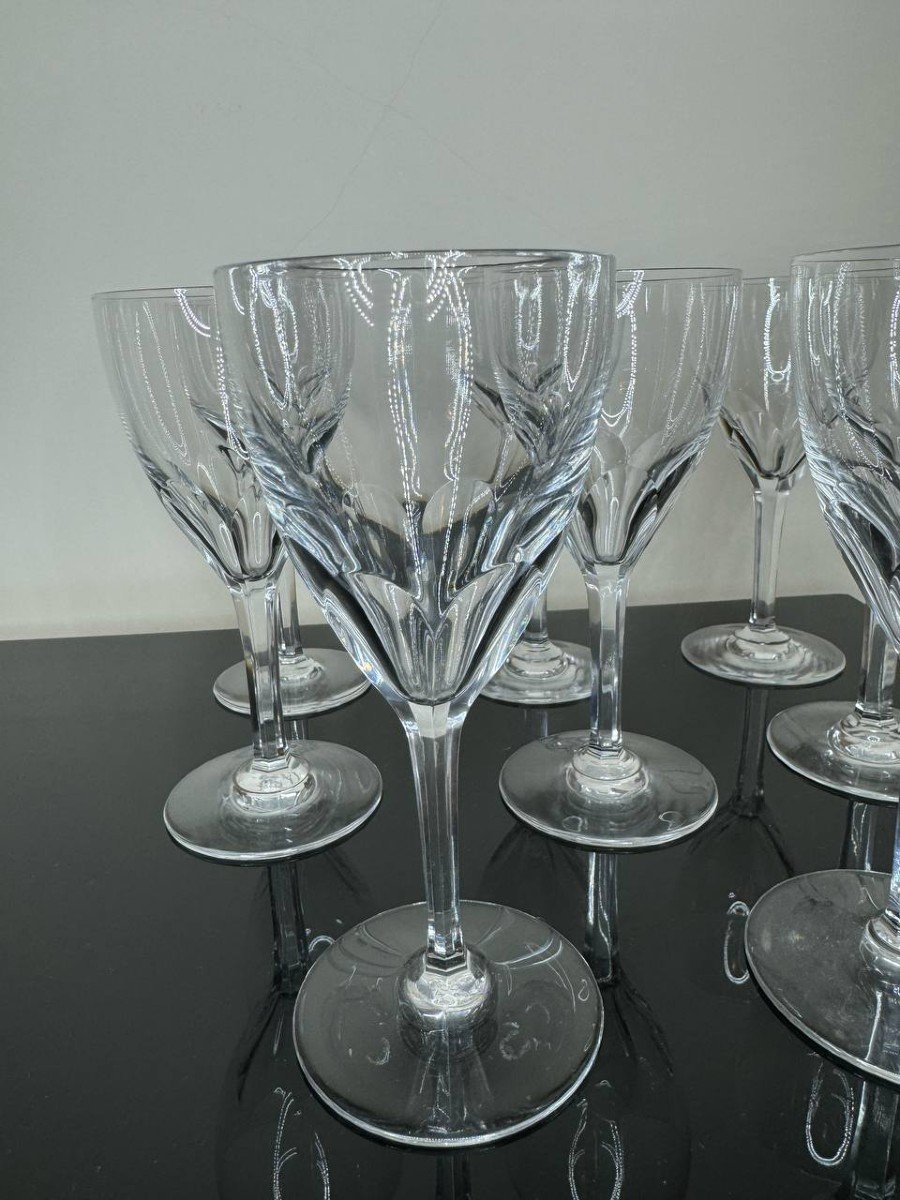 Baccarat Crystal Wine Glasses Bristol Model-photo-3