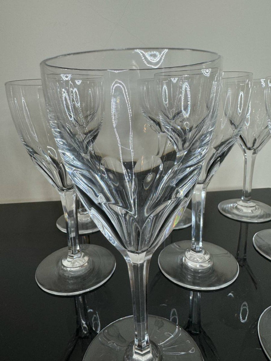 Baccarat Crystal Wine Glasses Bristol Model-photo-1