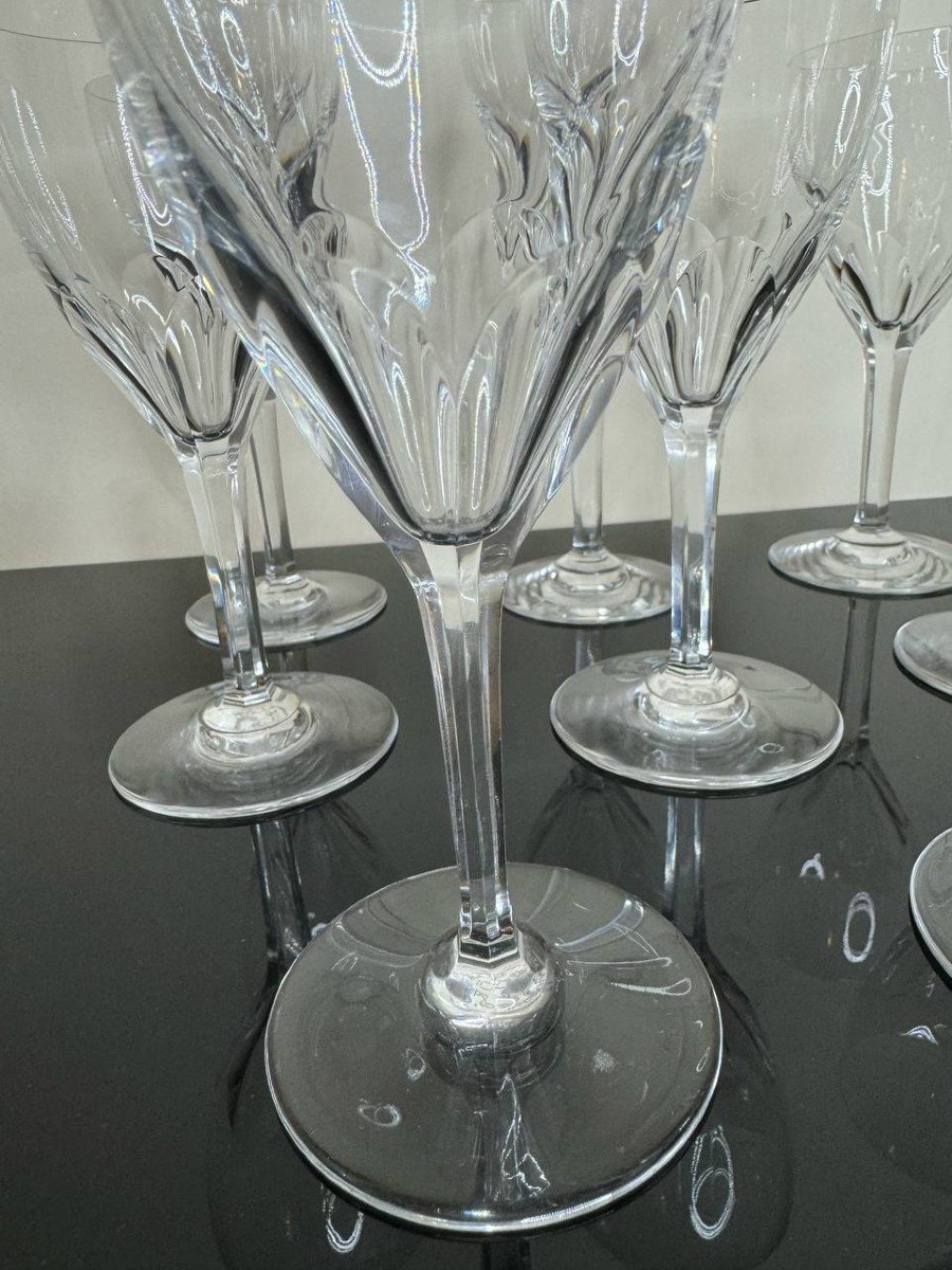 Baccarat Crystal Wine Glasses Bristol Model-photo-4