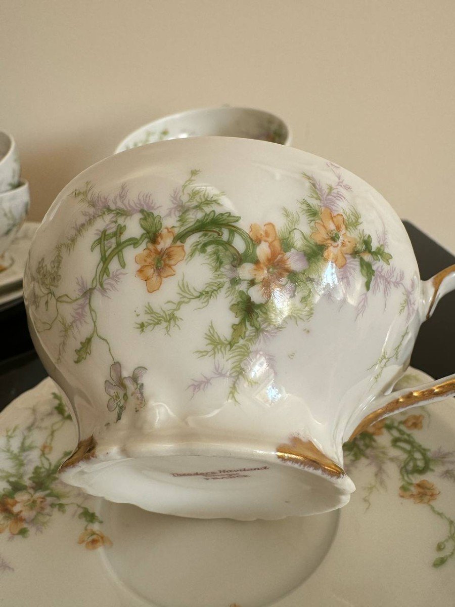 Theodore Haviland Limoges Porcelain Tea Coffee Set-photo-2