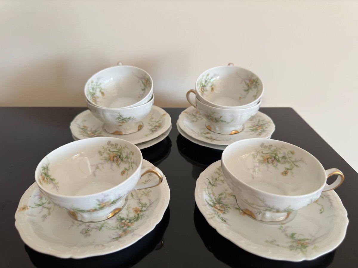 Theodore Haviland Limoges Porcelain Tea Coffee Set-photo-3