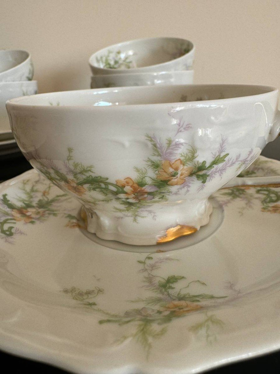 Theodore Haviland Limoges Porcelain Tea Coffee Set-photo-2