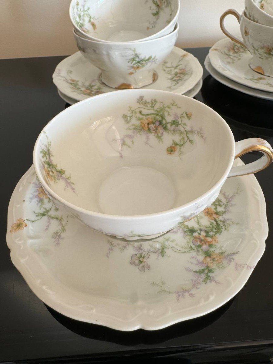 Theodore Haviland Limoges Porcelain Tea Coffee Set-photo-8