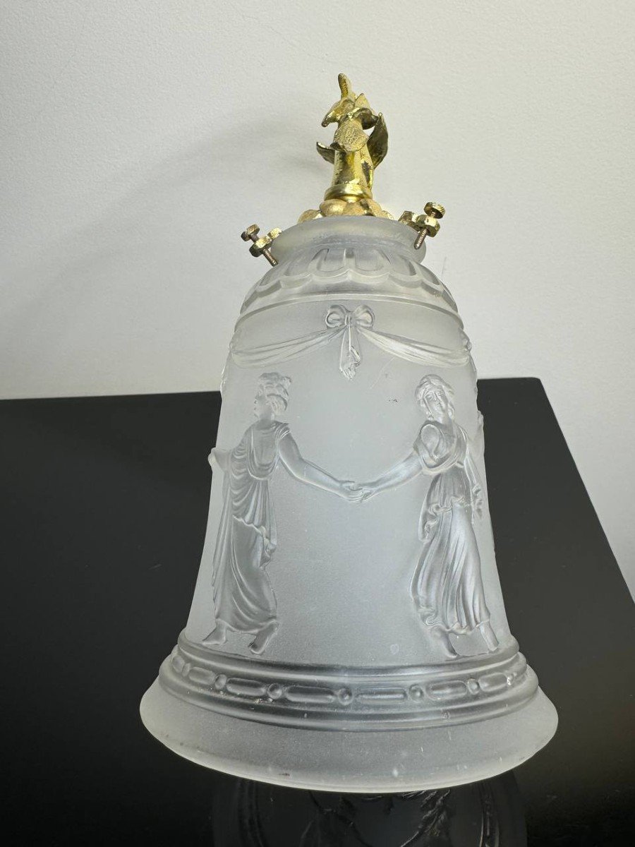 Louis XVI Style Wall Lamp In Chiseled And Gilded Bronze-photo-7