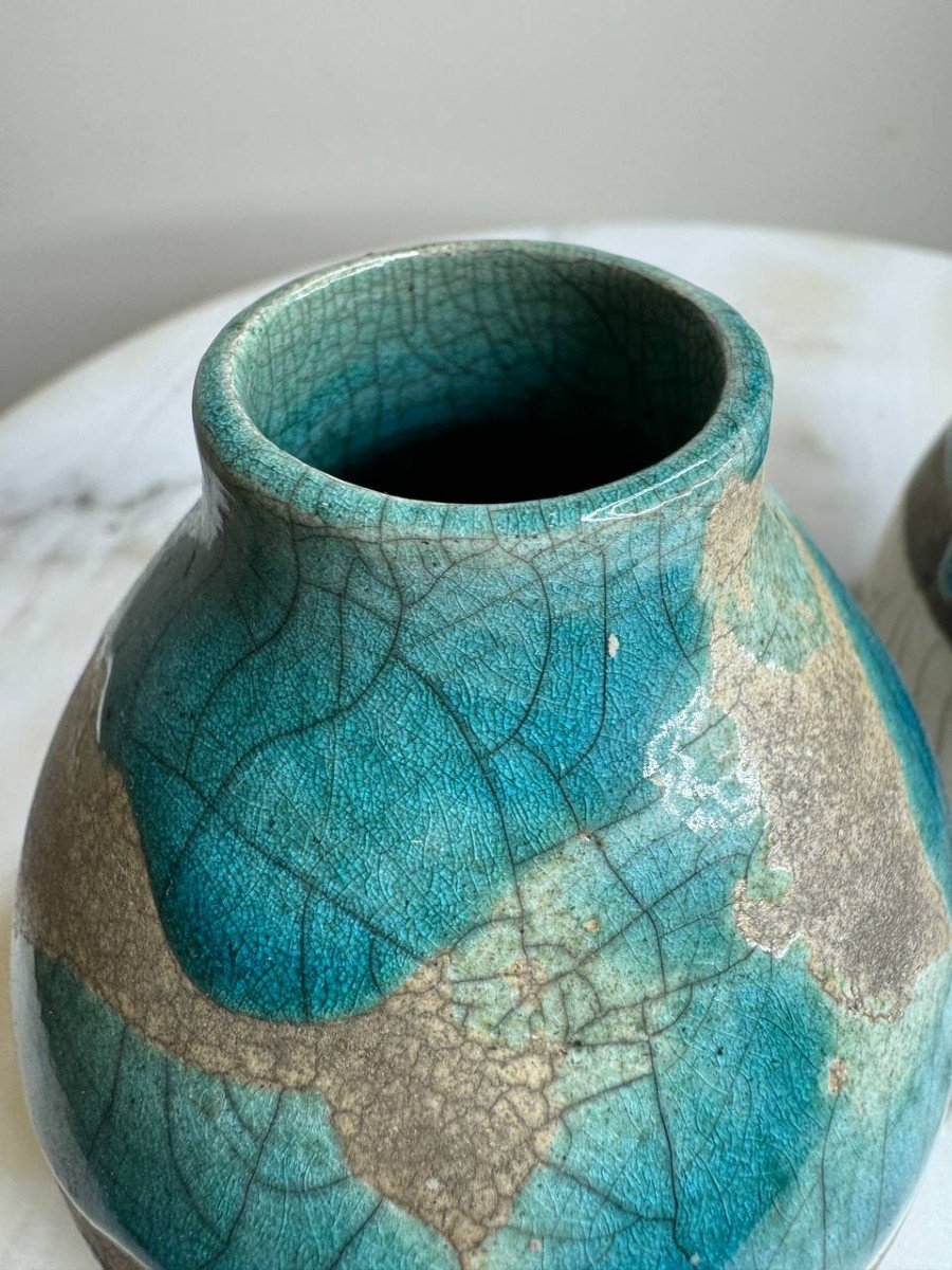 Vases En Céramique Dans Le Style Raku XX-photo-7