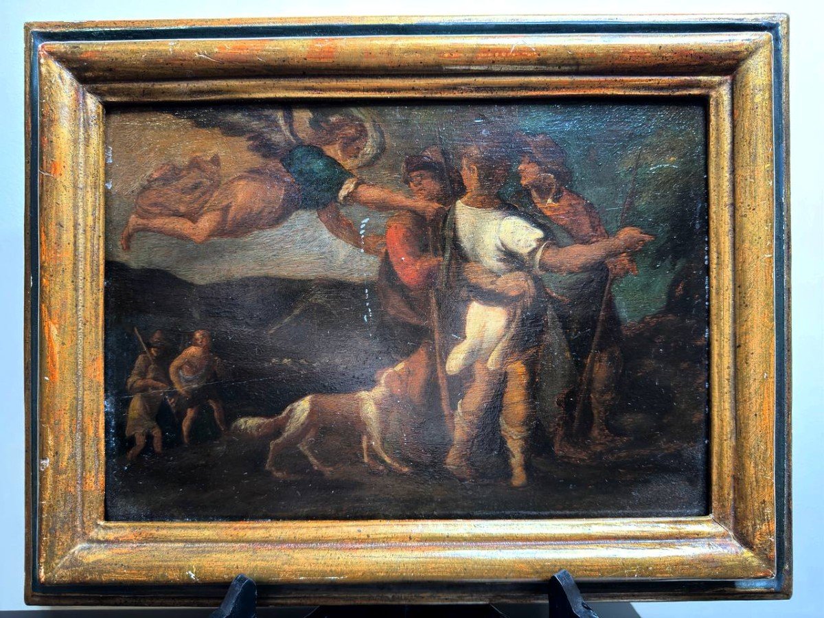 Italian School Painting 17th-18th Century Biblical Scene