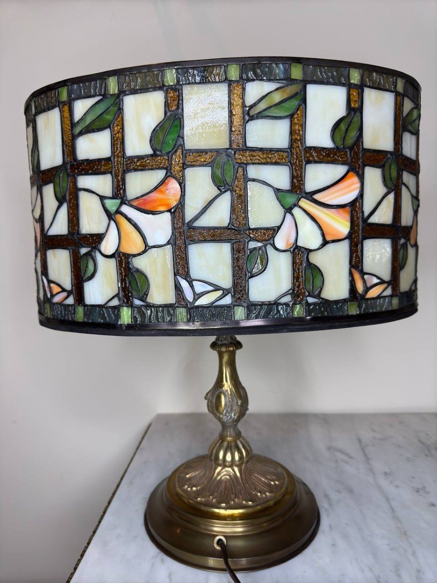 Antique Tiffany Style Lamp