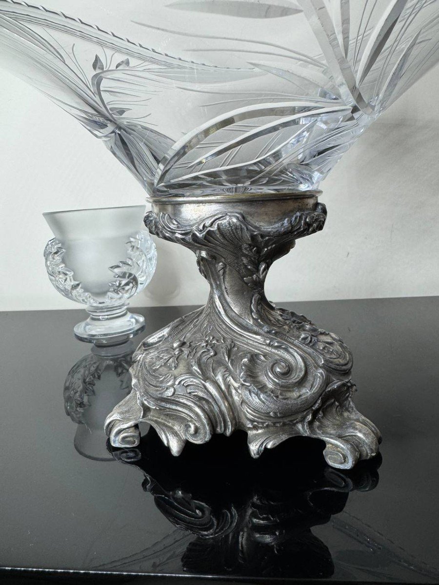 Large Cup, Louis XV Style Centerpiece-photo-4