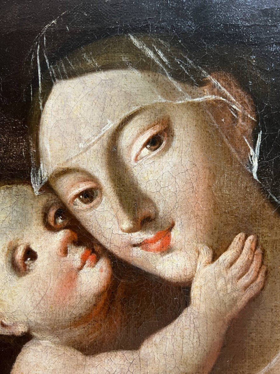 Miraculaire Image d'Insbruck Représentant Maria Avec Un Enfant d'Après Cranach-photo-2