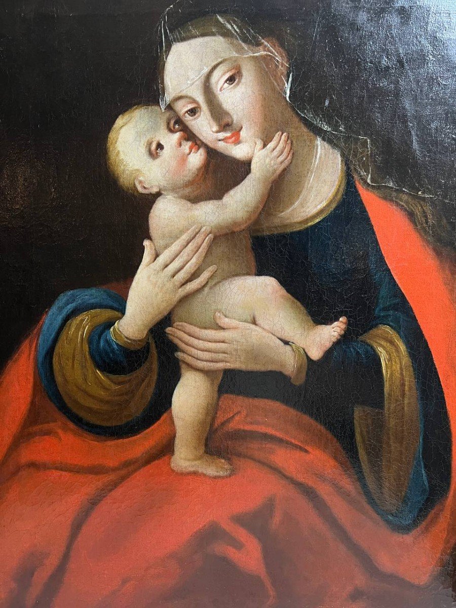 Miraculaire Image d'Insbruck Représentant Maria Avec Un Enfant d'Après Cranach-photo-4