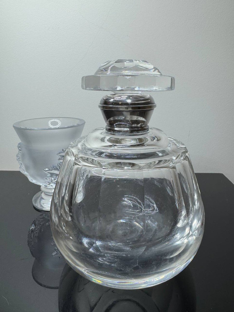 “baccarat” Cut Crystal Bottle, 19th Century