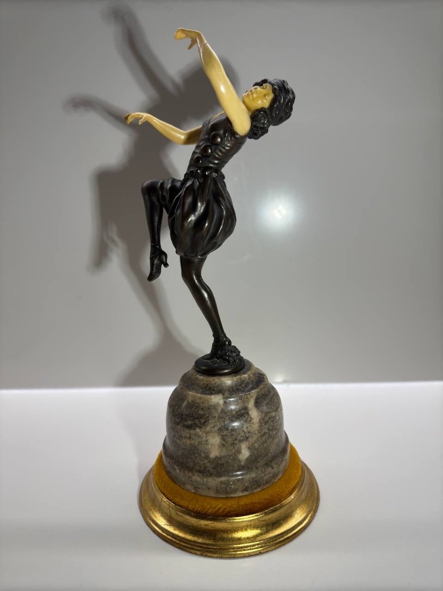 Dancer, After Claire Jeanne Roberte Colinet, Art Deco Style, 1960s-70s