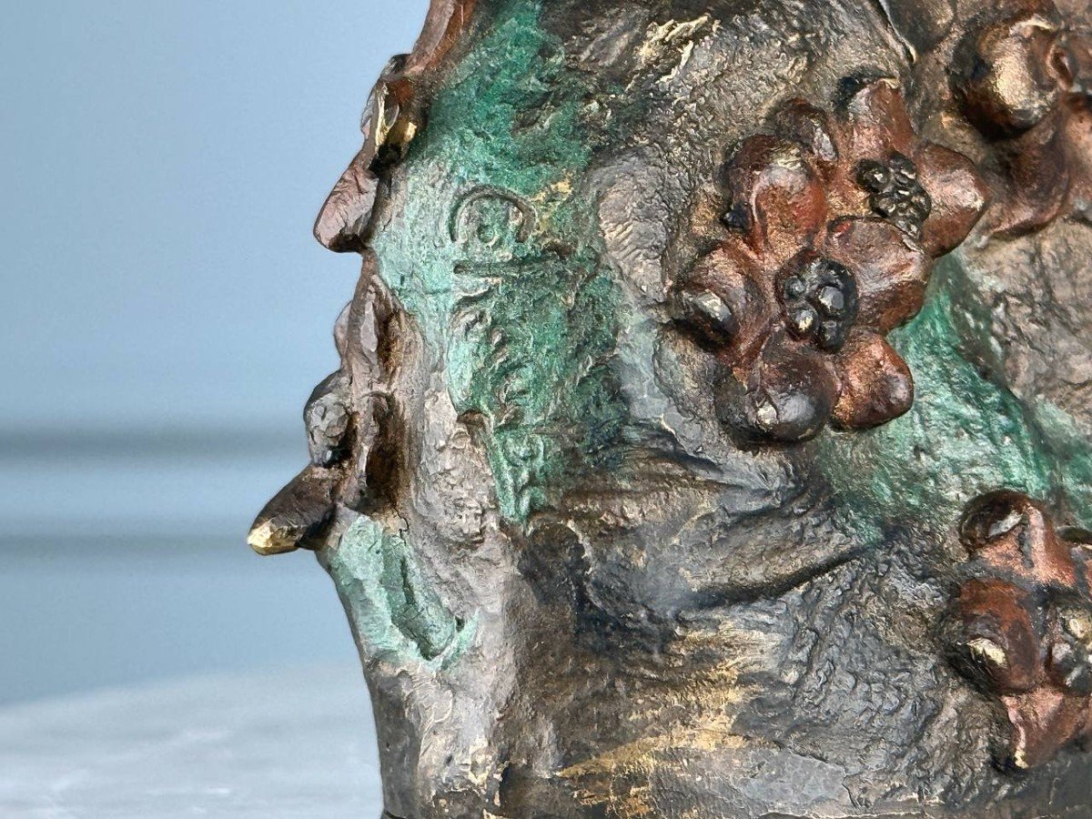 Vienna Bronze With Polychrome Patina, Carl Kauba (1865-1922) -photo-1