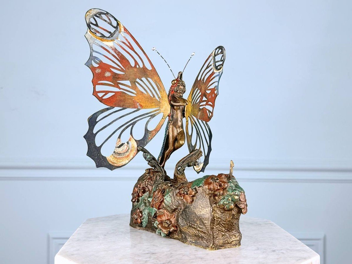 Vienna Bronze With Polychrome Patina, Carl Kauba (1865-1922) 