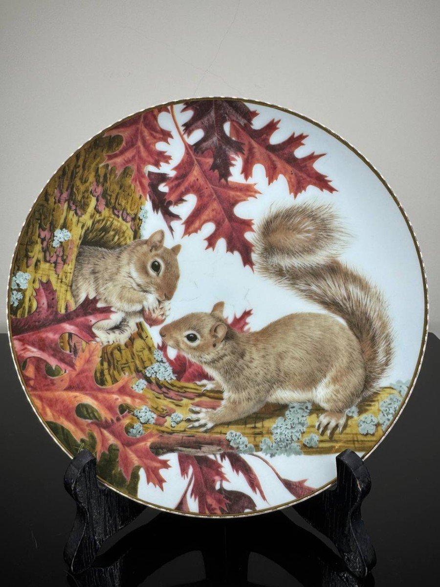 Porcelain Plates Collection “the Forest Year 1982”-photo-4