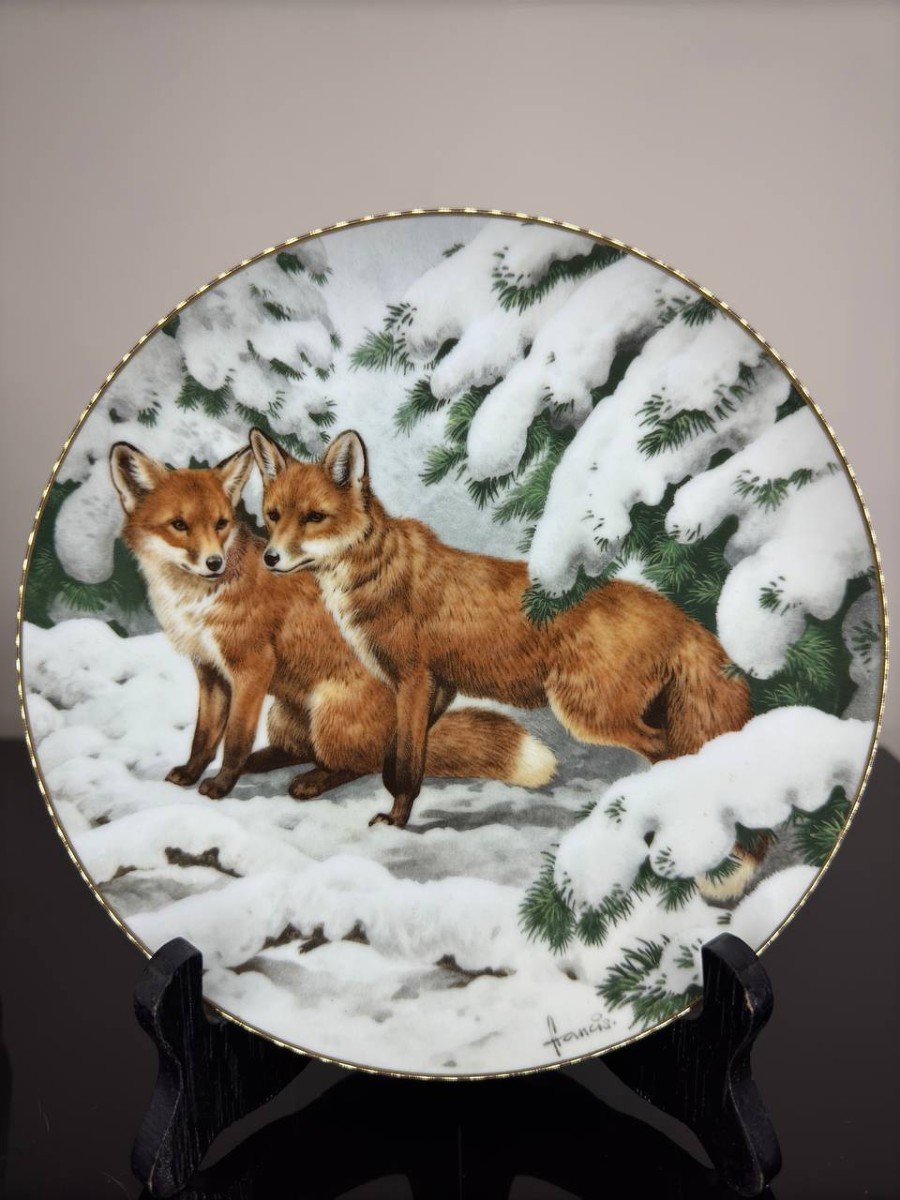 Porcelain Plates Collection “the Forest Year 1982”-photo-8