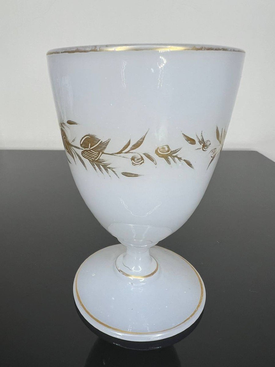 Old Small Opaline Cup Or Chalice-photo-1